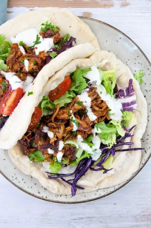 BBQ Jackfruit Wrap