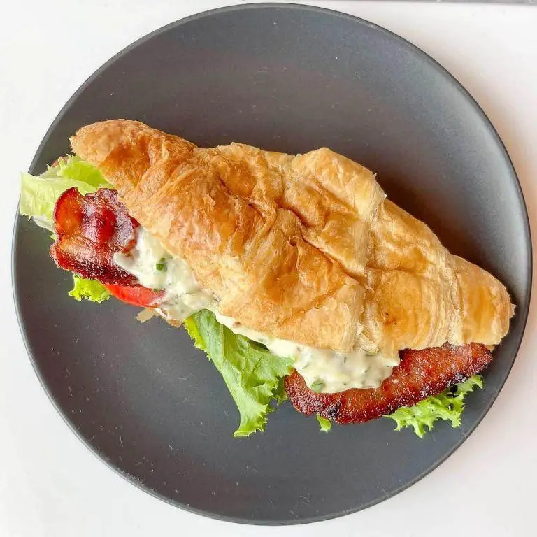 BLT Croissant Sandwich
