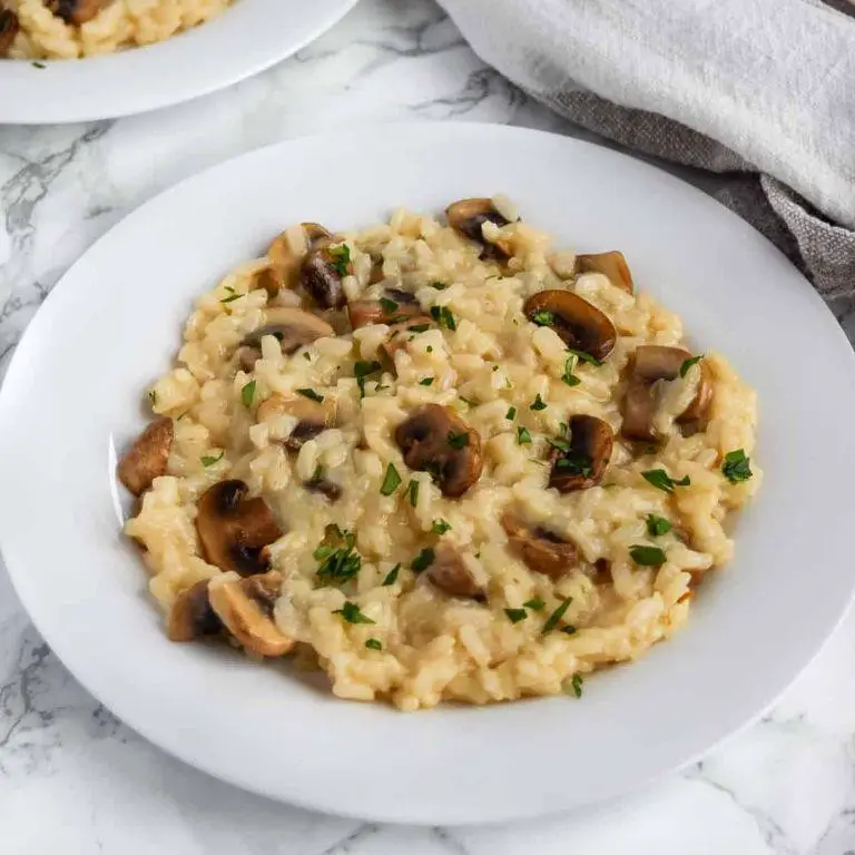 Baby Bella Mushroom Risotto