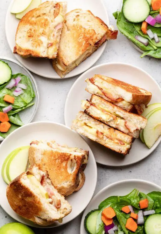 Bacon, Brie, and Apple Sandwich