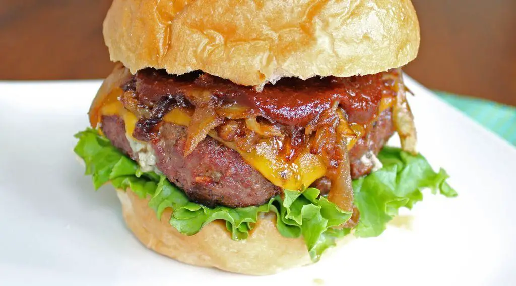 Bacon and Blue Cheese Stuffed Sandwich