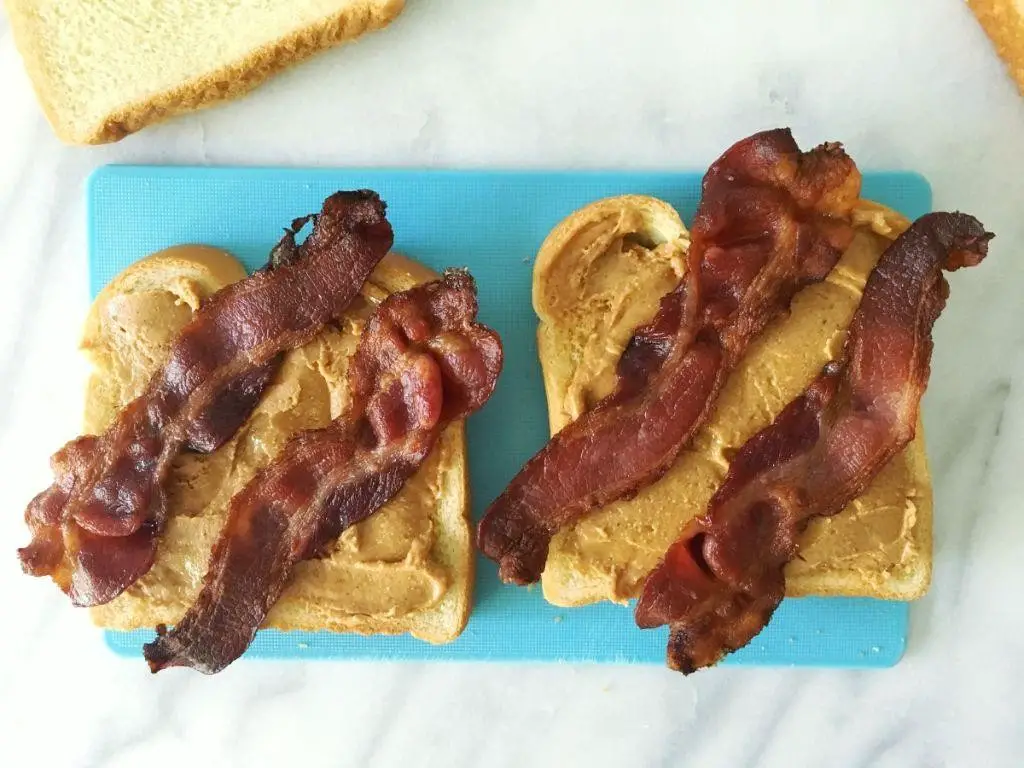 Bacon and Peanut Butter Sandwich