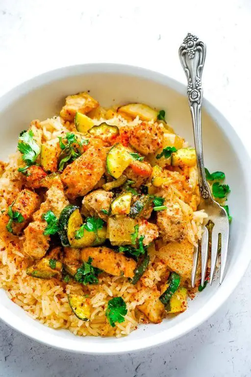 Baked Chicken and Zucchini Bites