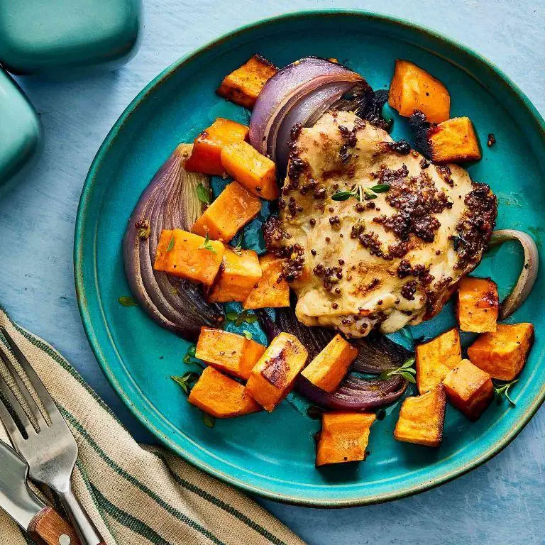 Baked Chicken with Sweet Potatoes