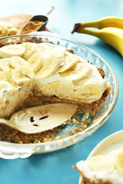 Banana Cream Vegan Pie