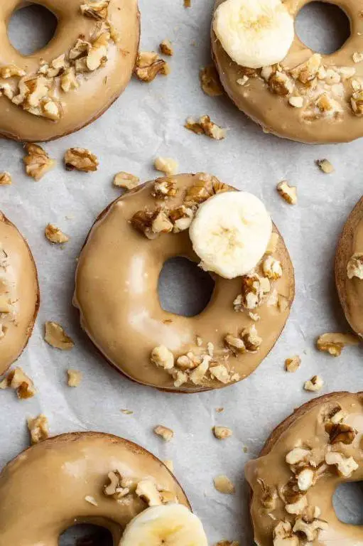 Banana Nut Baked Donuts