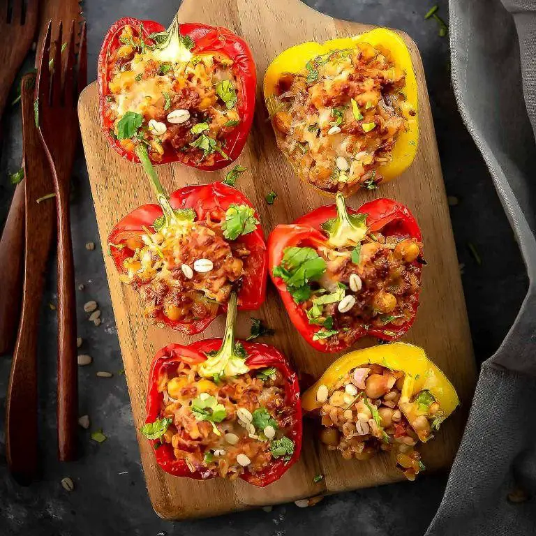Barley Stuffed Pepper Soup