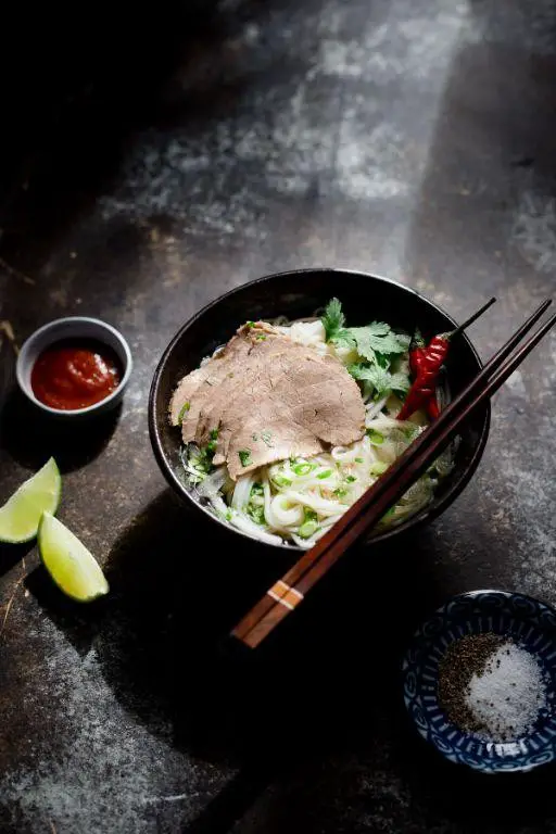 Beef Noodle Soup with Lemongrass