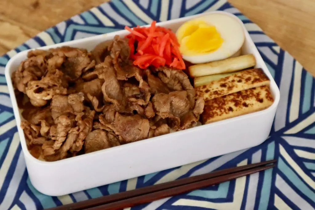 Beef Sukiyaki Bento Box
