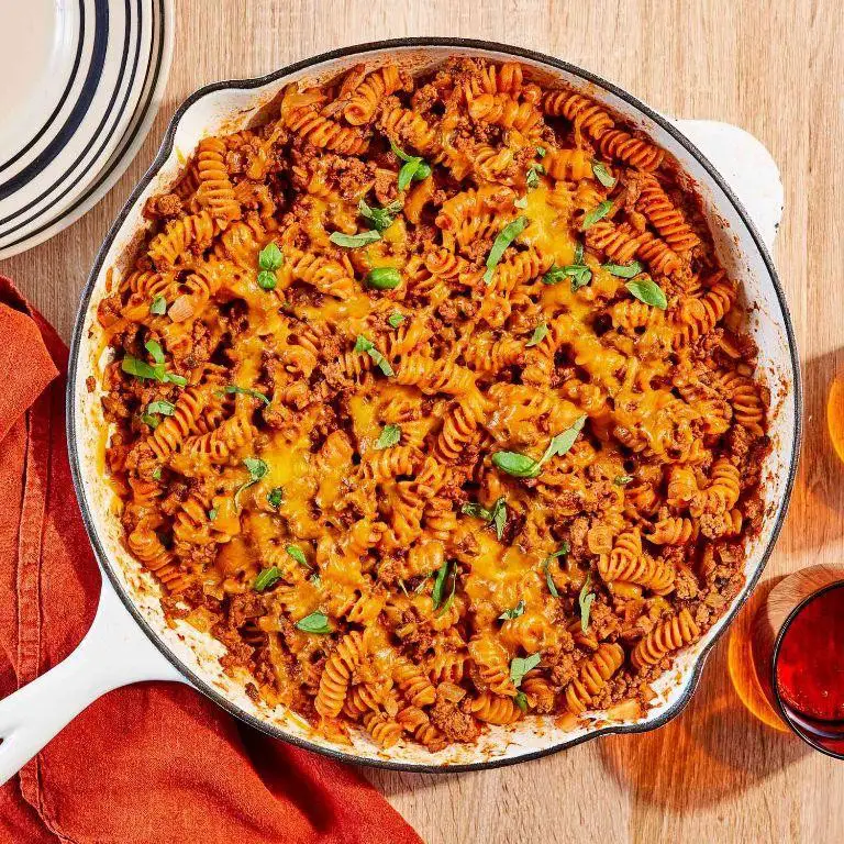 Beef and Pasta Skillet