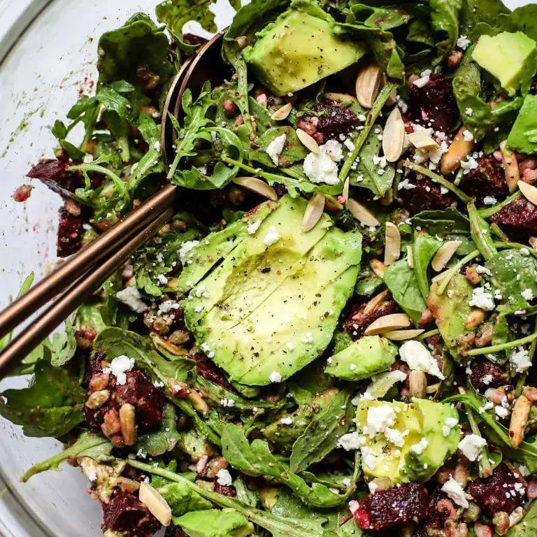 Beet and Avocado Salad with Lime Dressing