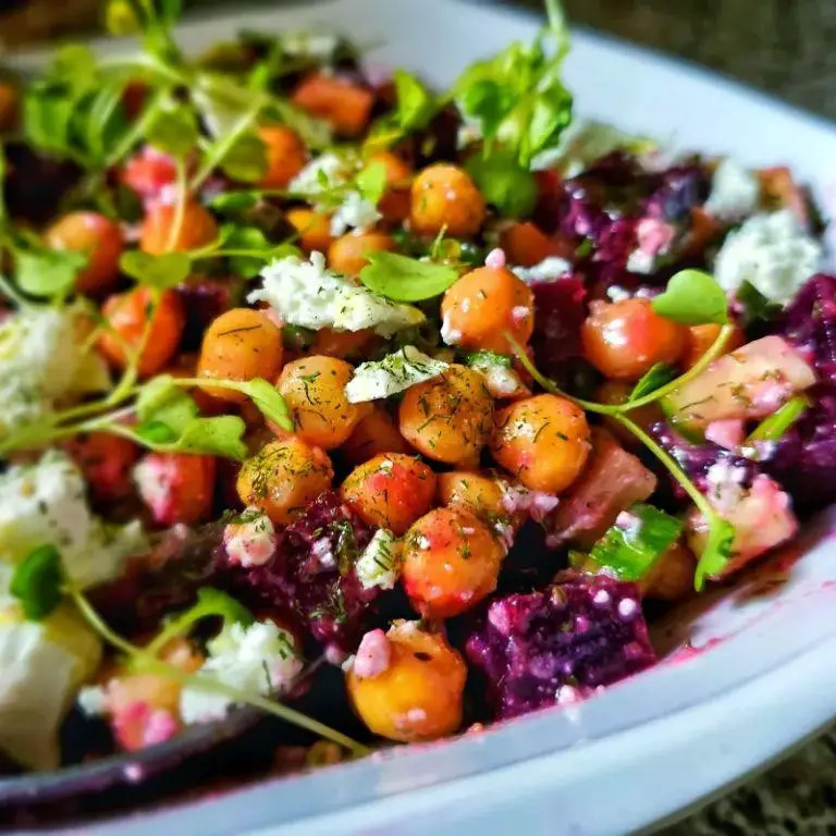 Beet and Chickpea Salad with Cumin Dressing