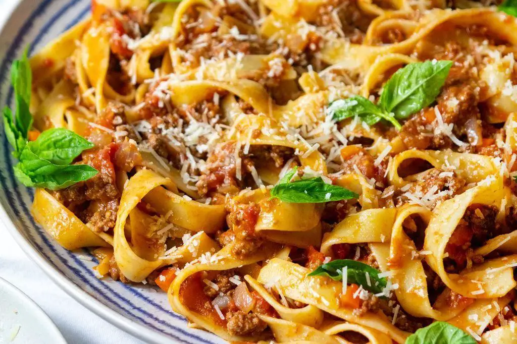 Bison Bolognese Pasta
