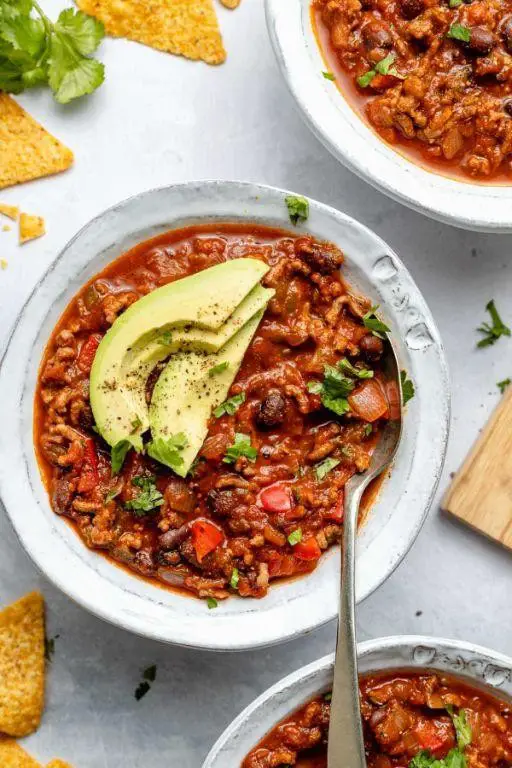 Bison Chili with Beans and Corn