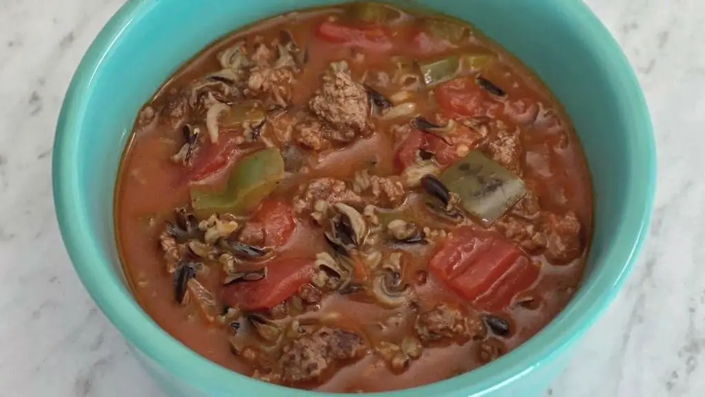 Bison and Wild Rice Soup