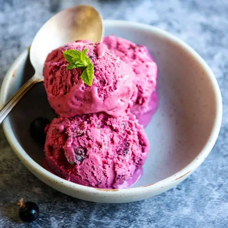 Black Currant Ice Cream