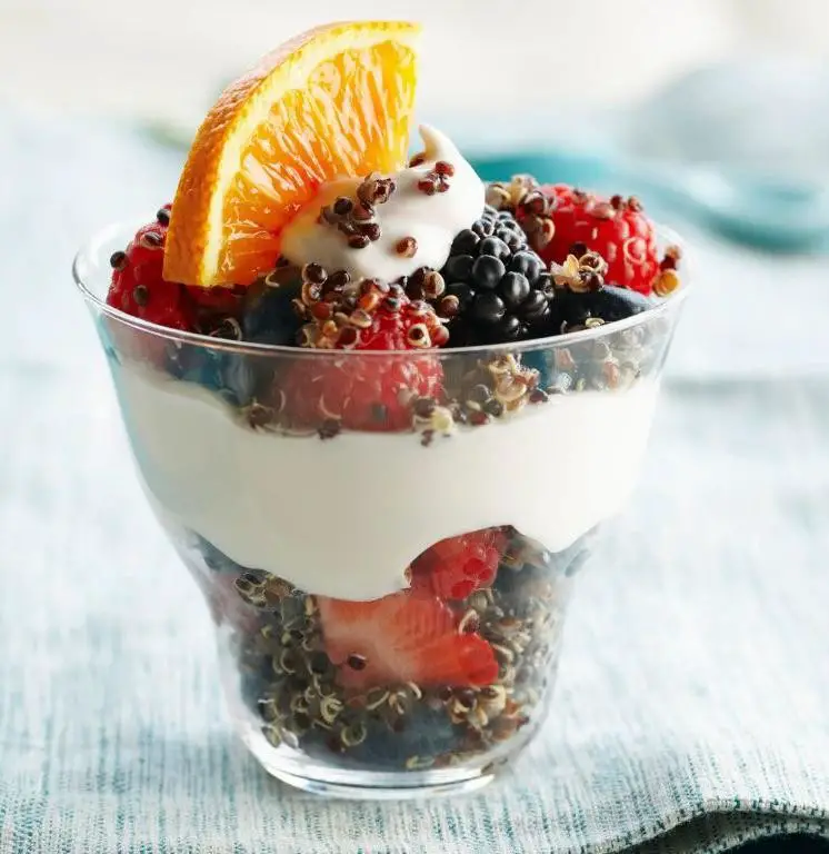 Black Currant Yogurt Parfait