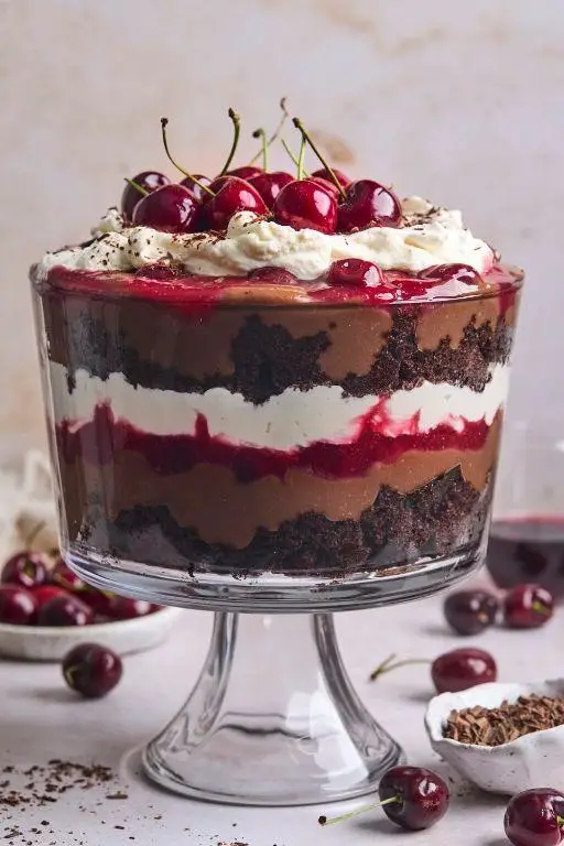 Black Forest Punch Bowl Cake