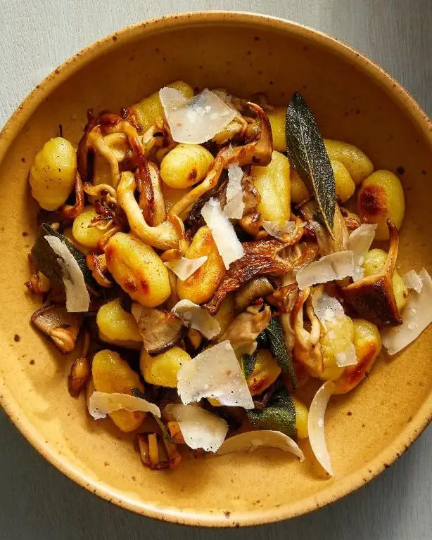 Black Trumpet Mushroom and Sage Butter Gnocchi