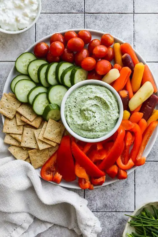 Blended Cottage Cheese and Herb Spread