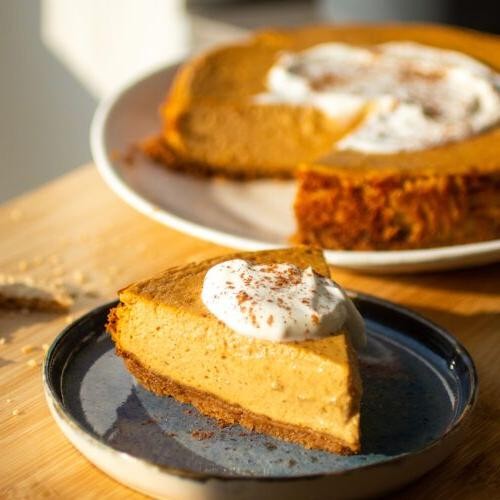 Blended Cottage Cheese and Pumpkin Pie