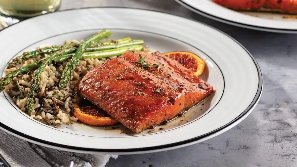Blood Orange Glazed Salmon