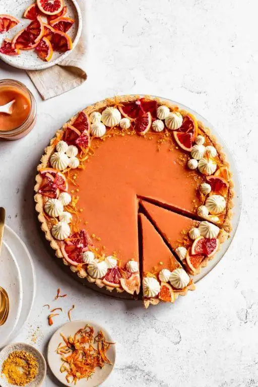 Blood Orange Tart