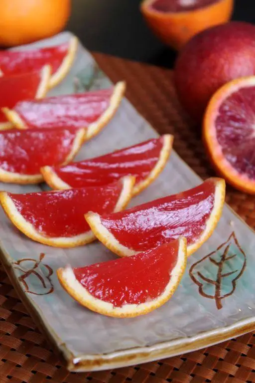 Blood Orange and Gin Jello Shots