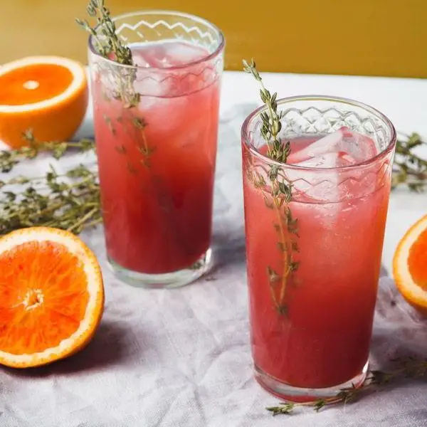 Blood Orange and Ginger Tea