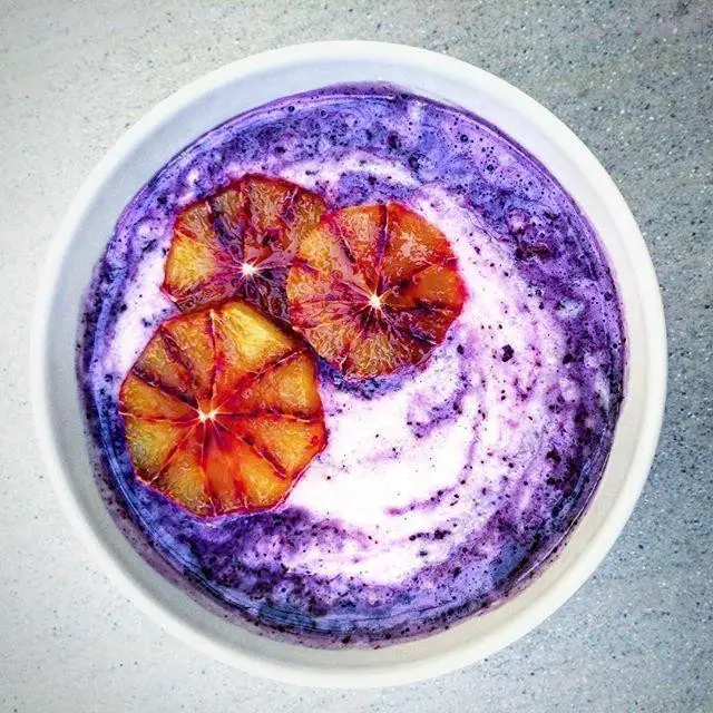 Blueberry Rice Porridge