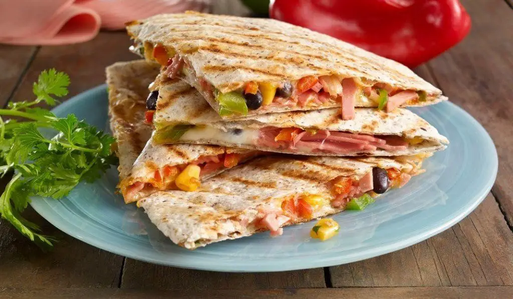 Bologna and Cheese Quesadilla
