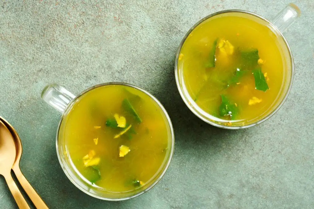 Bone Broth with Turmeric and Black Pepper