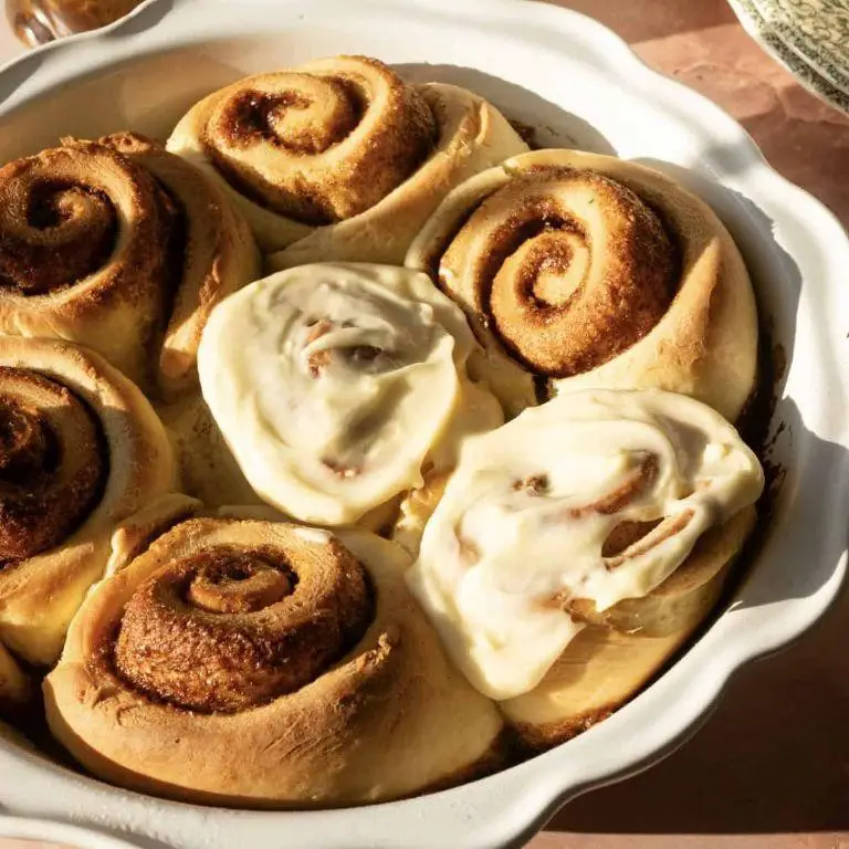 Bourbon Cream Cinnamon Rolls