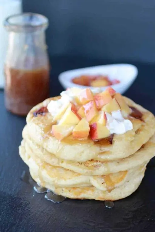 Bourbon Cream Pancakes