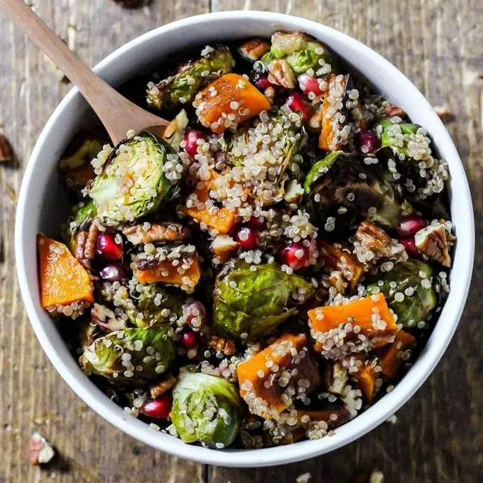 Brussel Sprouts and Quinoa Salad