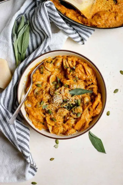 Buckwheat Pasta with Pumpkin and Sage
