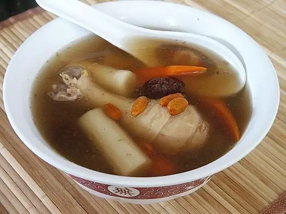 Burdock Root Soup with Chicken