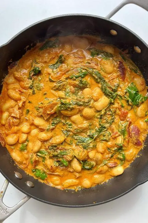 Butter Bean and Spinach Curry