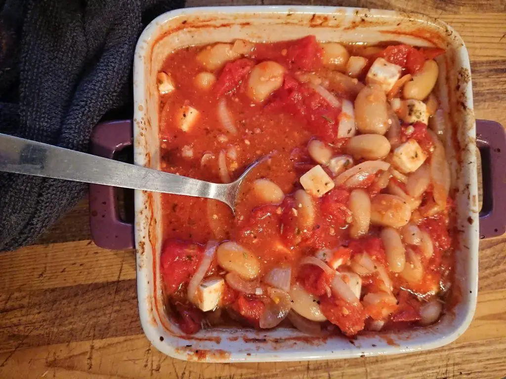 Butter Bean and Tomato Bake