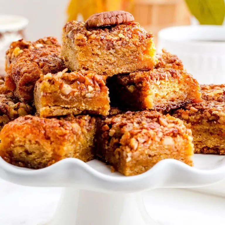 Butter Pecan Cake Mix Bars