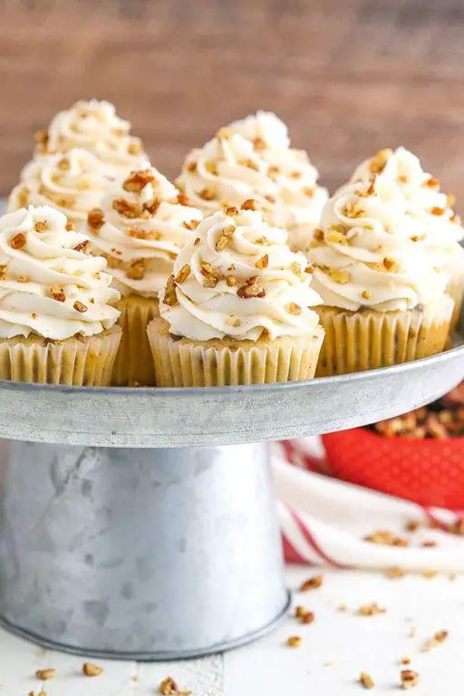 Butter Pecan Cake Mix Cupcakes
