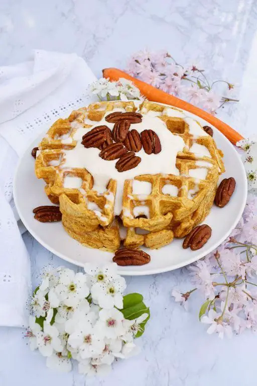 Butter Pecan Cake Mix Waffles