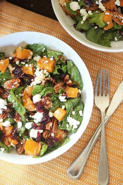 Butternut Squash Salad with Maple Vinaigrette