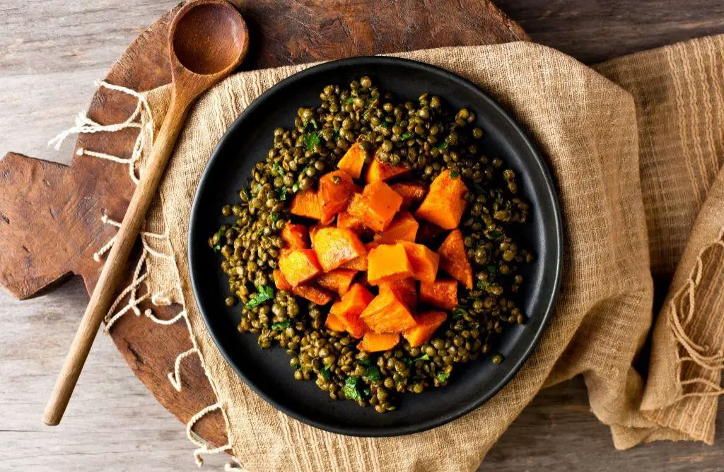 Butternut Squash and Lentil Salad