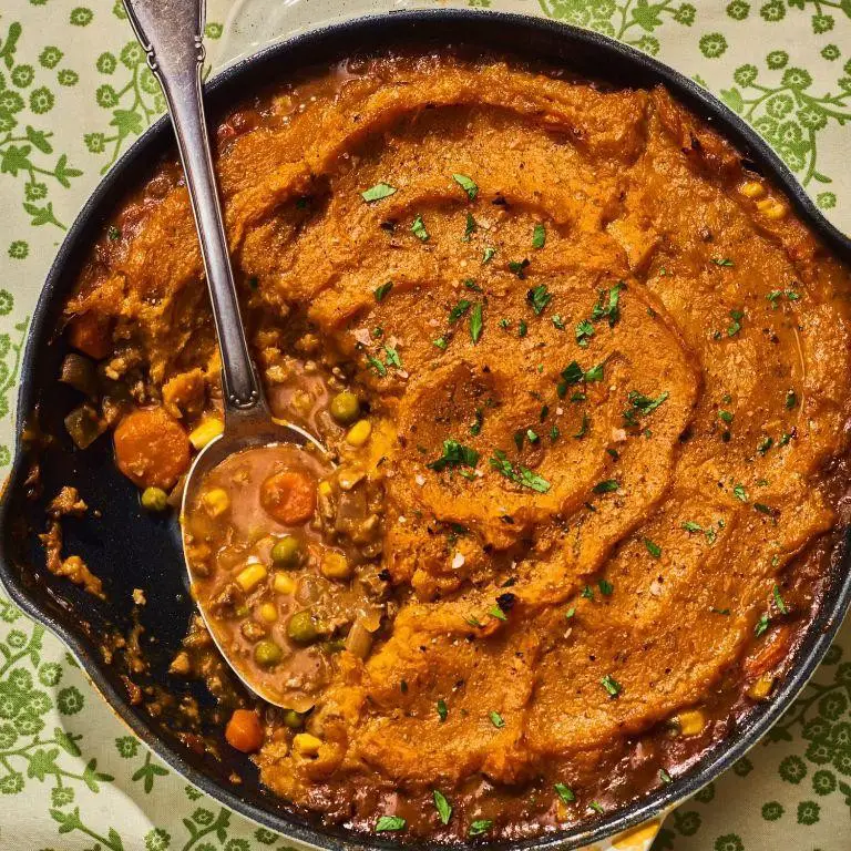 Butternut Squash and Sweet Potato Pie