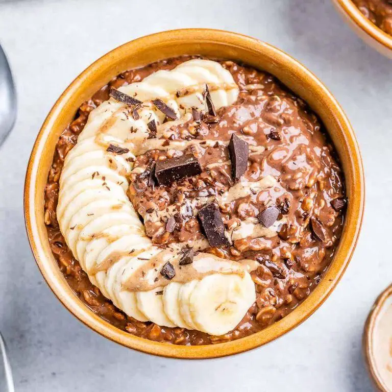 Cacao Nibs and Peanut Butter Oatmeal