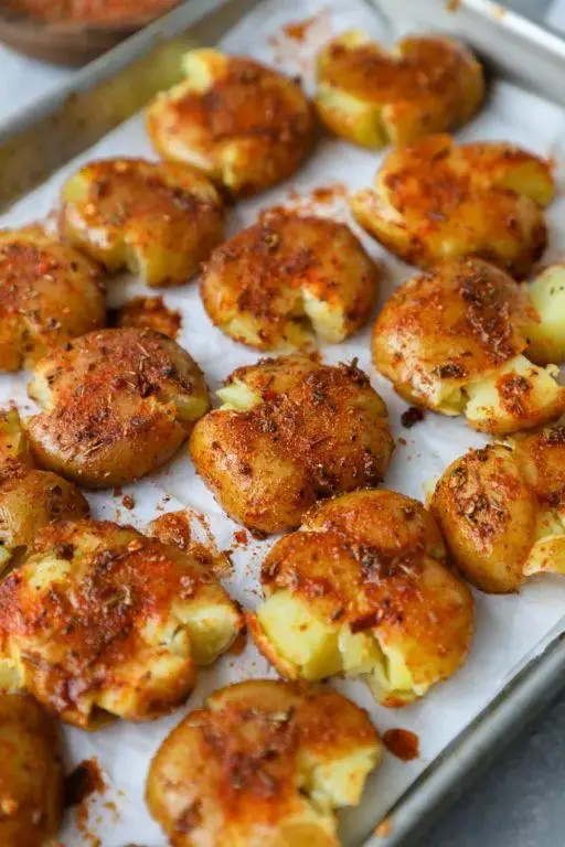 Cajun Spiced Smashed Potatoes