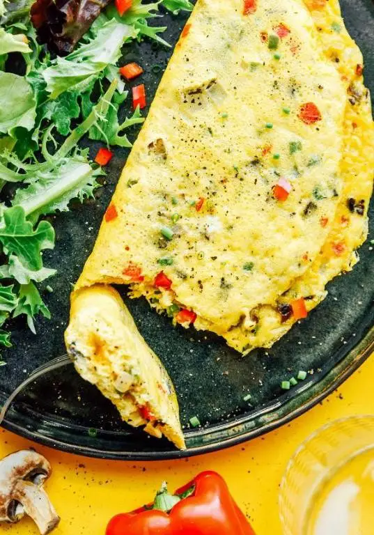 Canned Mixed Vegetables Omelette