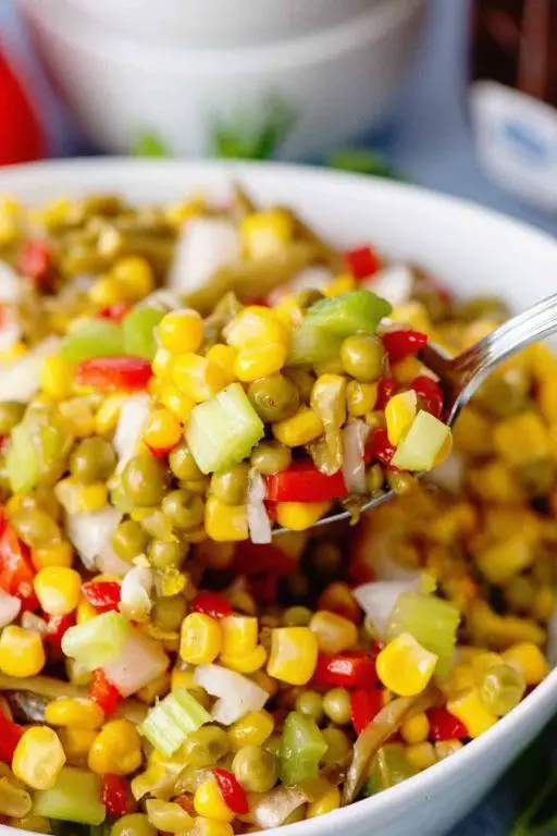 Canned Mixed Vegetables Salad