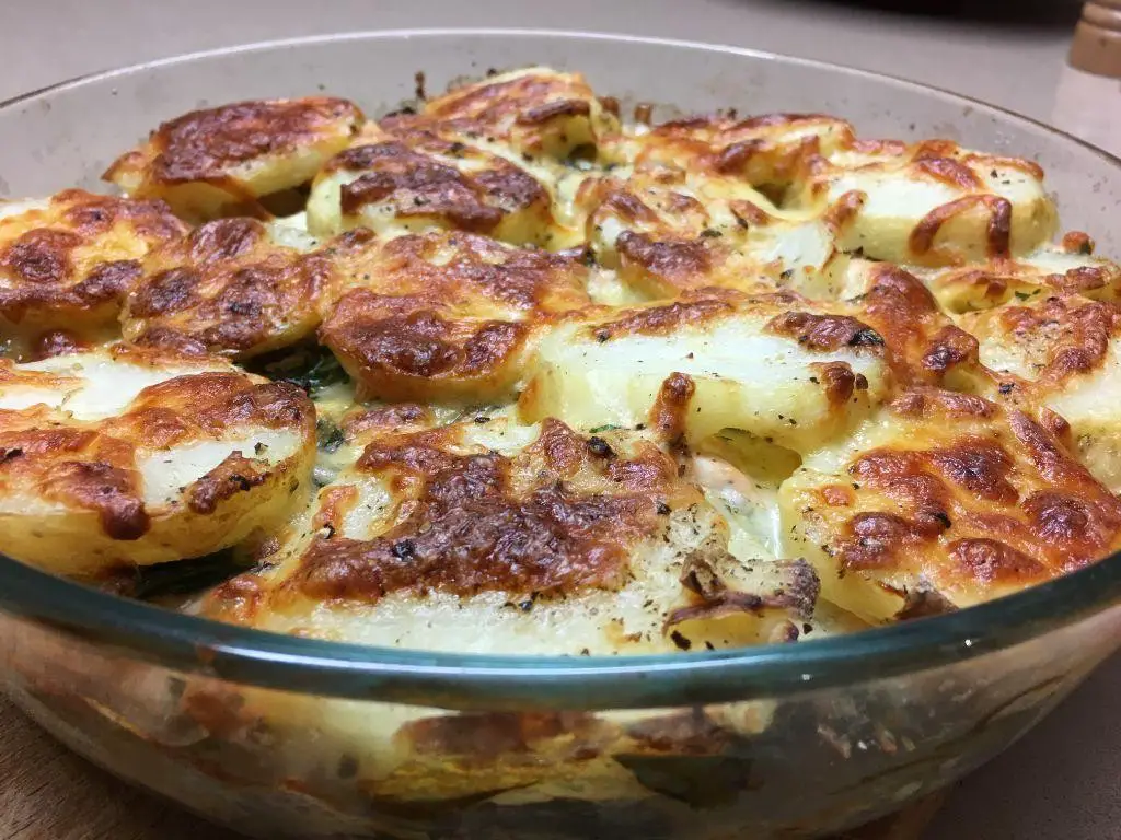 Canned Salmon Casserole with Sweet Potatoes